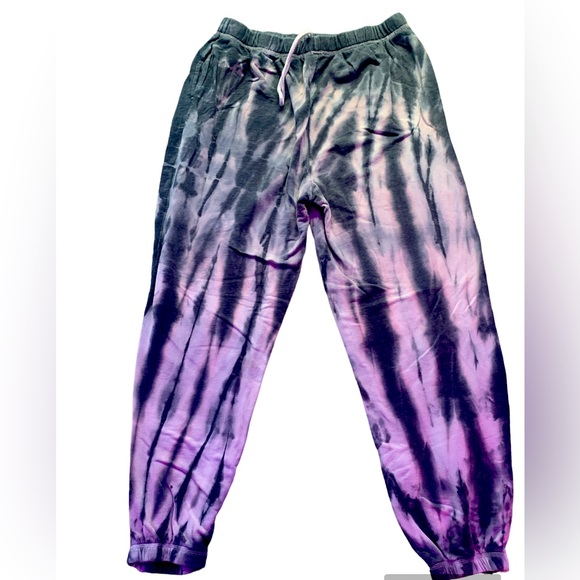 Blue and white tie-dye sweatpants, super soft - Picture 1 of 1